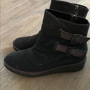 Blowfish Malibu Women's Cocoa Black Ankle Boots - Size 9